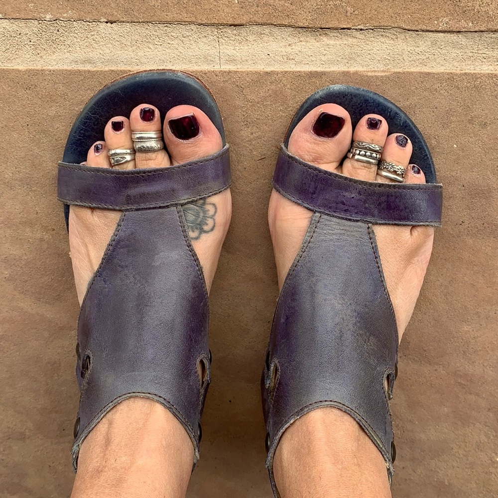 Bed|StU leather sandals